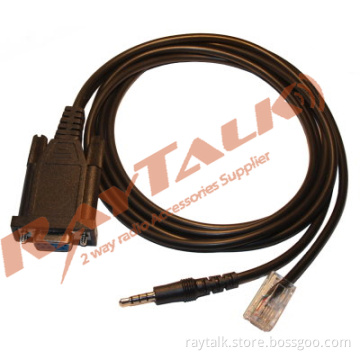 Two Way Radio Programming Cable Vertex CT-42/CT-104 RS-232 Rib-Less Programming Cable (2-IN-1)